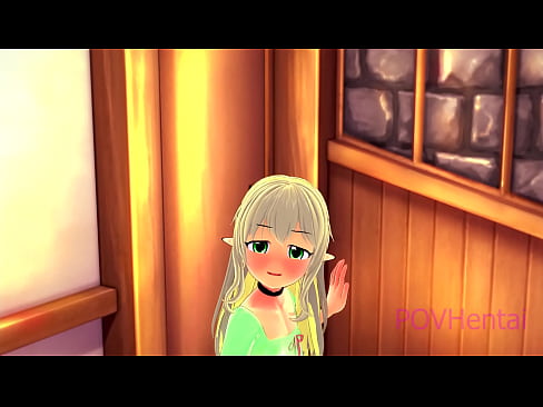 ❤️ (トラップ）エルフのメイドが顔を洗うのを手伝う at us ❌️❤